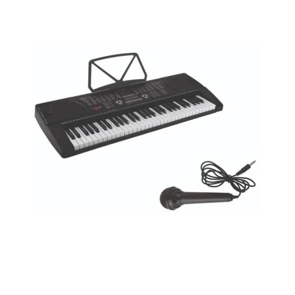 Teclado Organeta Mk2089  61 Teclas Micrófono Adaptador