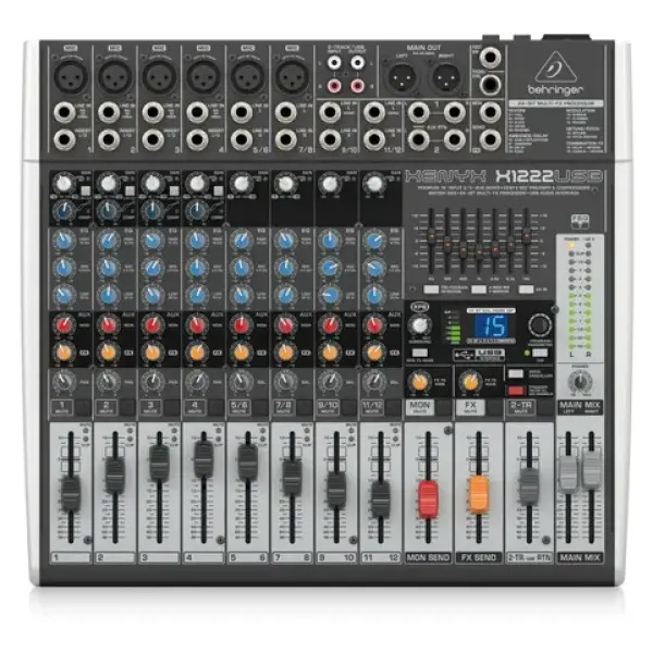 Mixer Behringer X1222usb Consola Pasiva Mezclador
