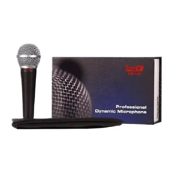 Micrófono Prodj Dm580 Dinámico Unidireccional Cable Estuche