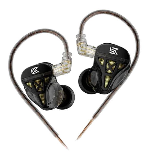 Auriculares Monitores In Ear Kz Dqs Color Negro