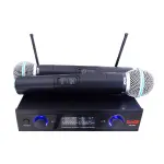 Micrófono Inalámbrico Pro Dj Uhf-32m Doble De Mano