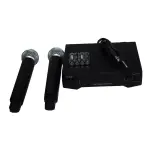 Micrófono Inalámbrico Pro Dj Uhf-35m Doble De Mano