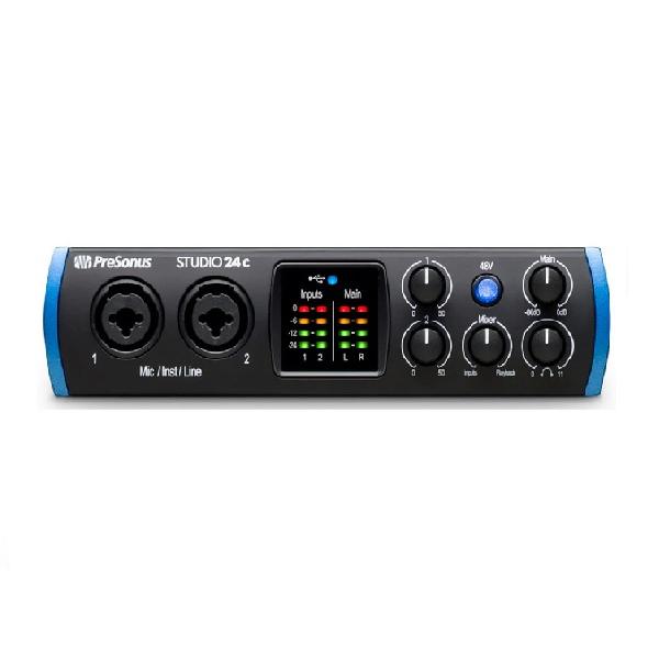 Interfase De Audio Presonus Studio 24c - Usb-c 2 Canales