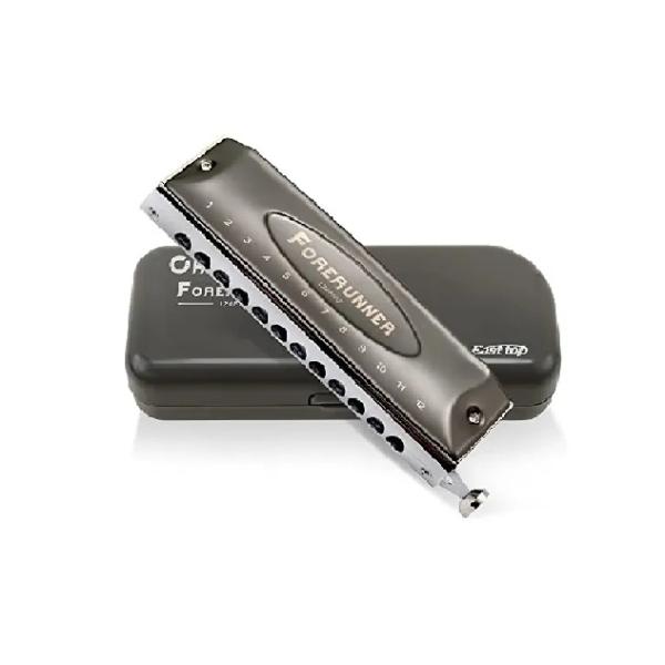 Armónica Cromática Easttop T1248nv – 12 Agujeros Clave De C